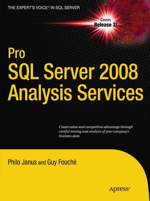cover image of Pro SQL Server 2008 Analysis Services
